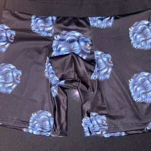 Black Boxer Briefs Detroit Lion Print
